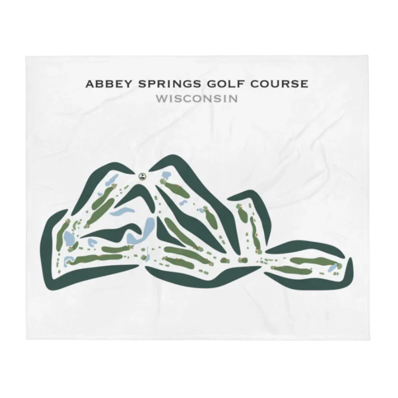 Abbey Springs Golf Course, Wisconsin - Printed Golf Courses
