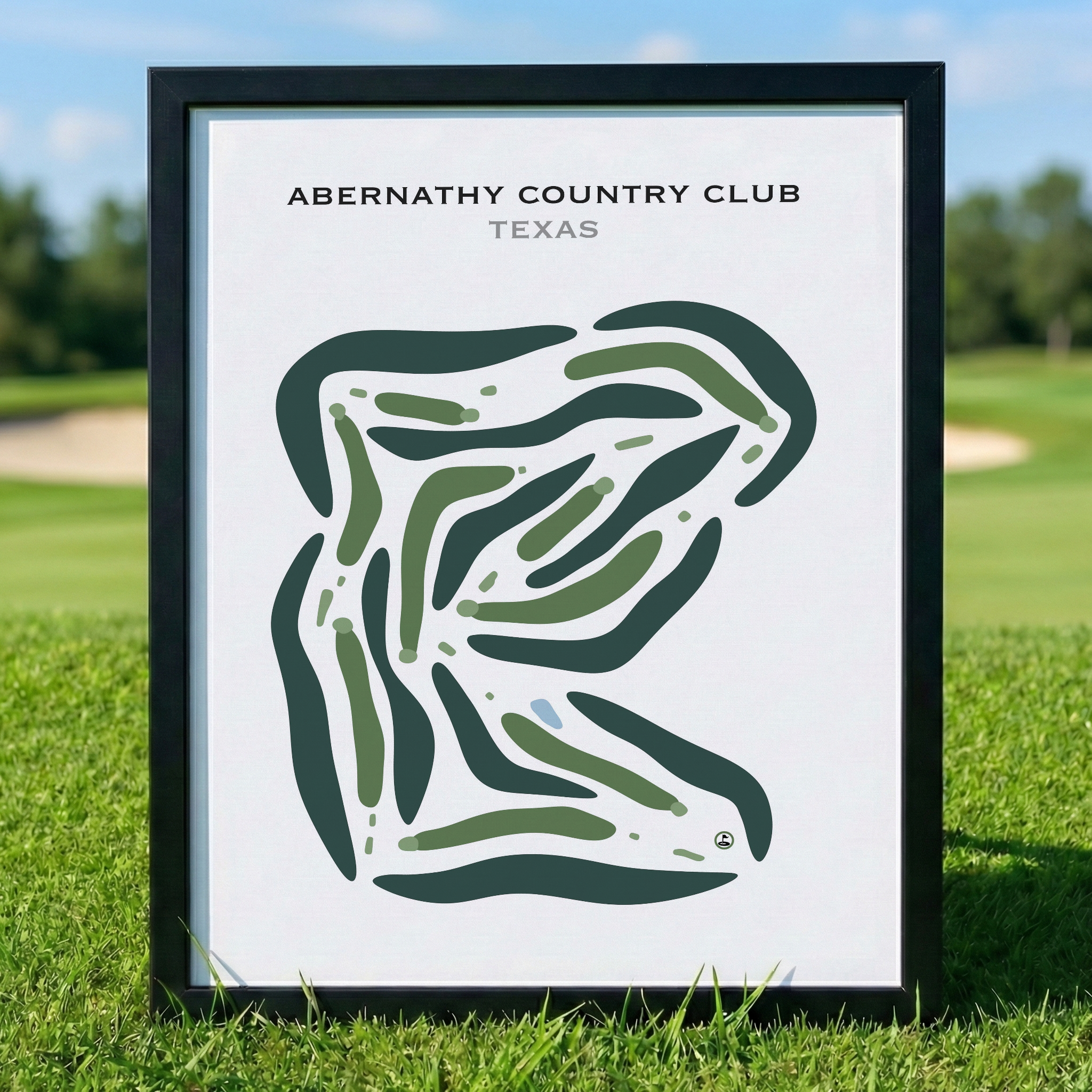 Abernathy Country Club, Texas - Printed Golf Courses