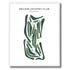 Abilene Country Club, Kansas - Printed Golf Course