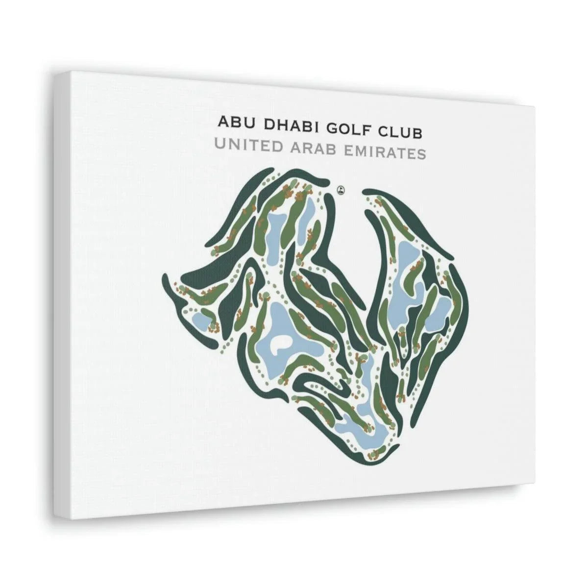 Abu Dhabi Golf Club, United Arab Emirates - Printed Golf Courses