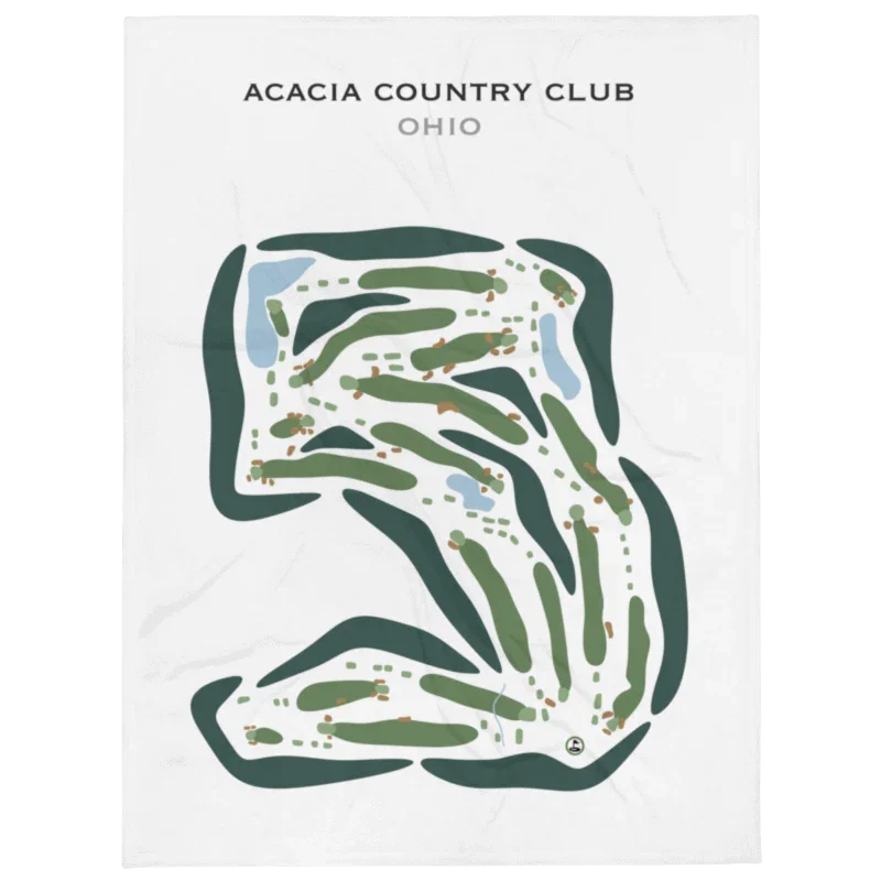 Acacia Country Club, Ohio - Printed Golf Courses