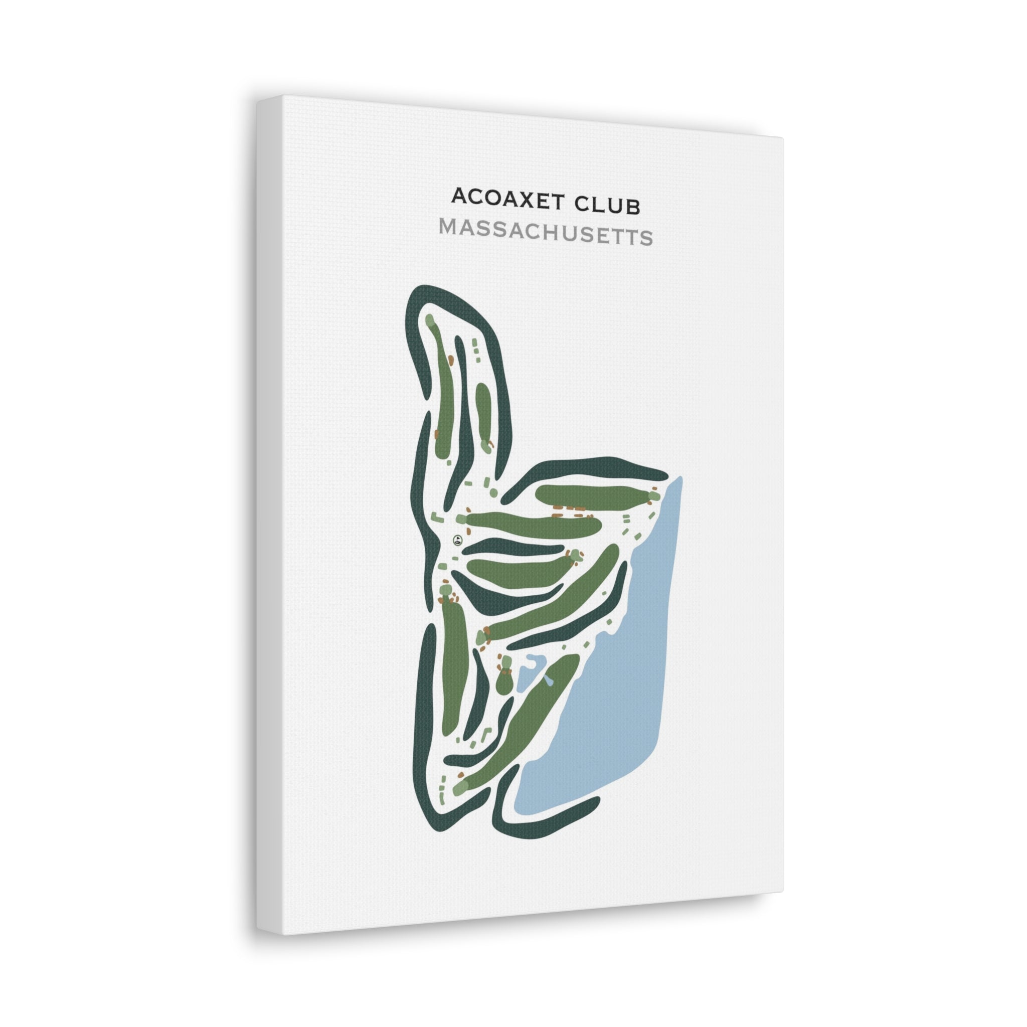 Acoaxet Club, Massachusetts - Printed Golf Courses