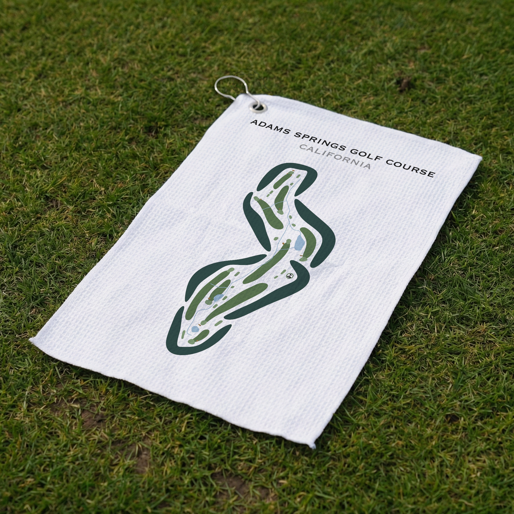 Adams Springs Golf Course, California - Printed Golf Courses