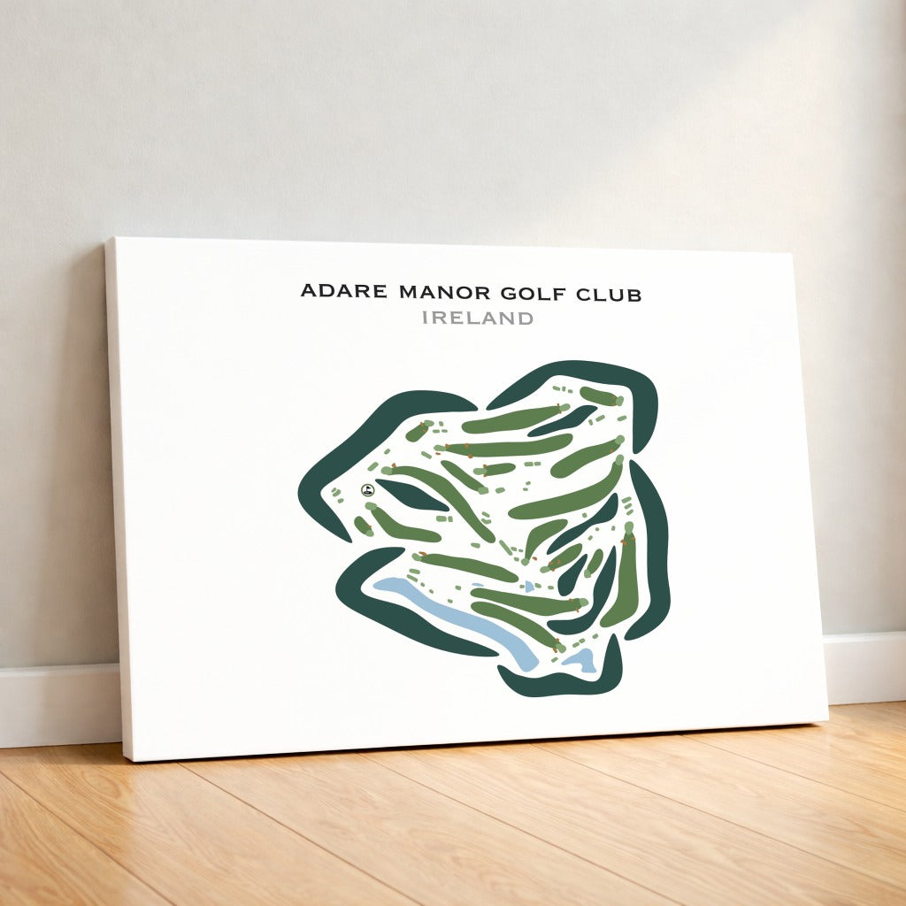Adare Manor Golf Club, Ireland - Printed Golf Courses