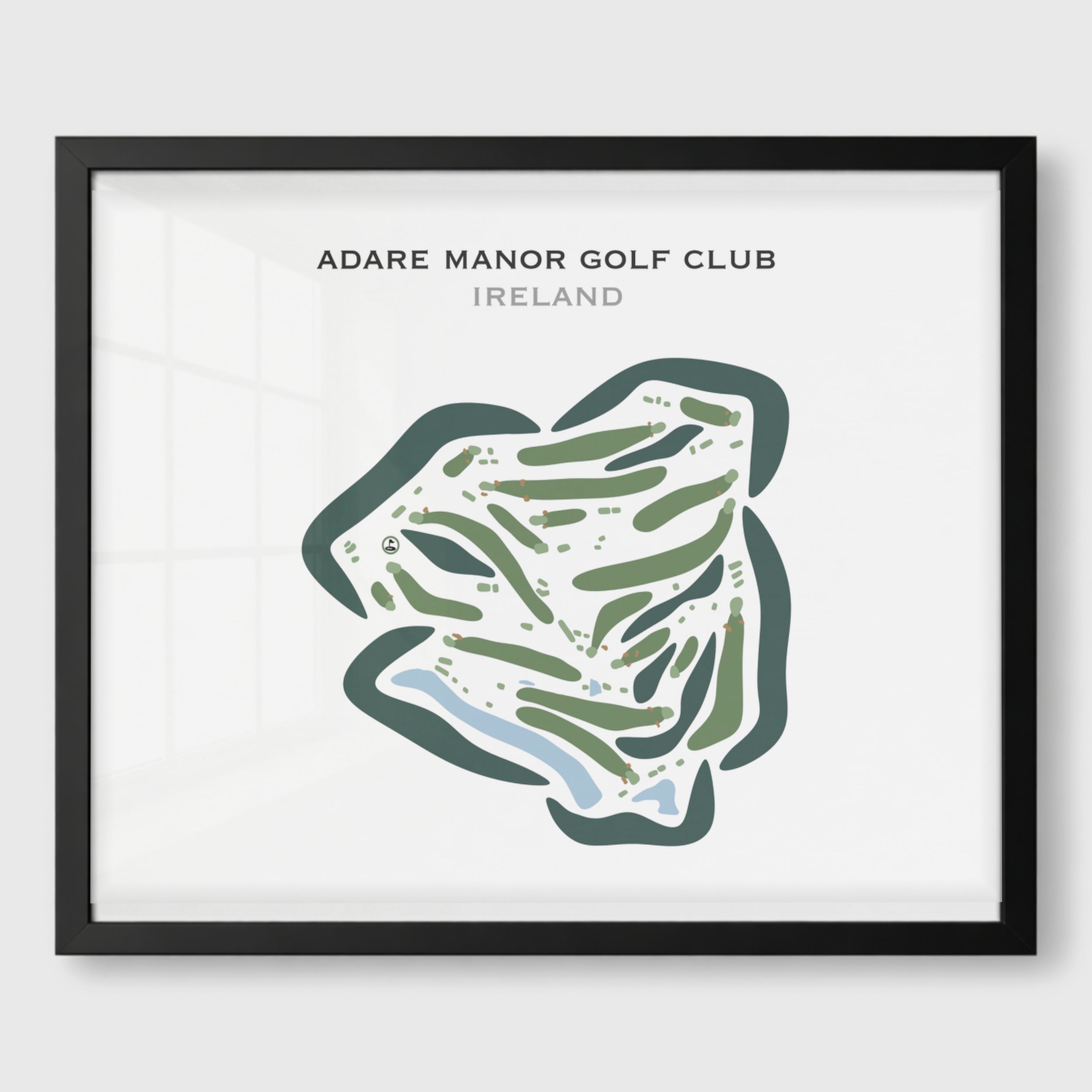 Adare Manor Golf Club, Ireland - Printed Golf Courses