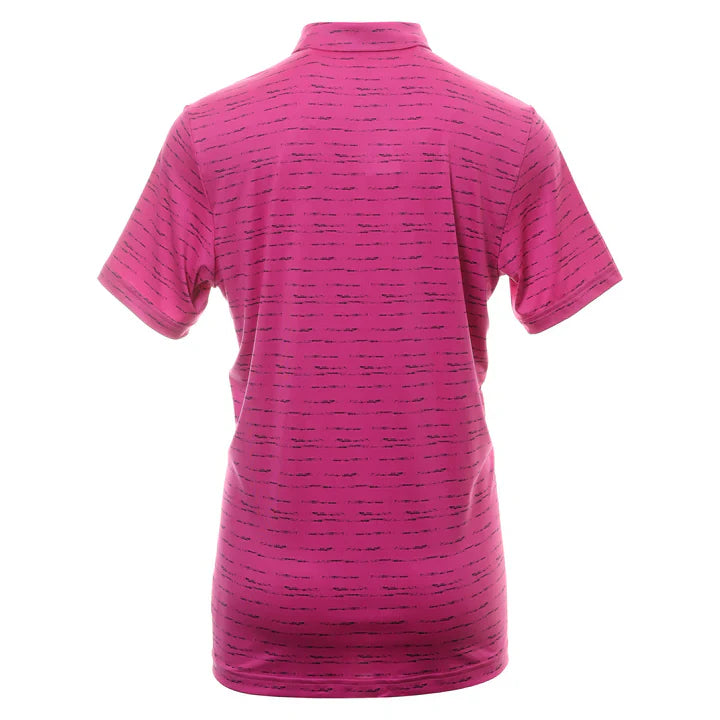 Adidas Golf Stripe Zipper Shirt