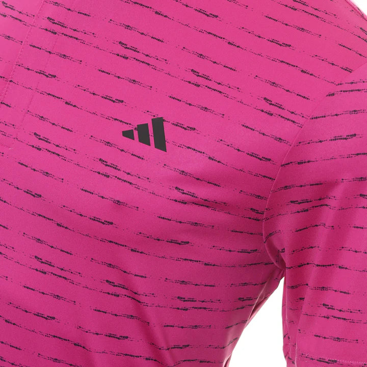 Adidas Golf Stripe Zipper Shirt