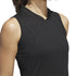 Adidas Women's Embossed Sleeveless Polo 2023 - Black