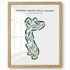 Admiral Baker Golf Course, California - Printed Golf Courses