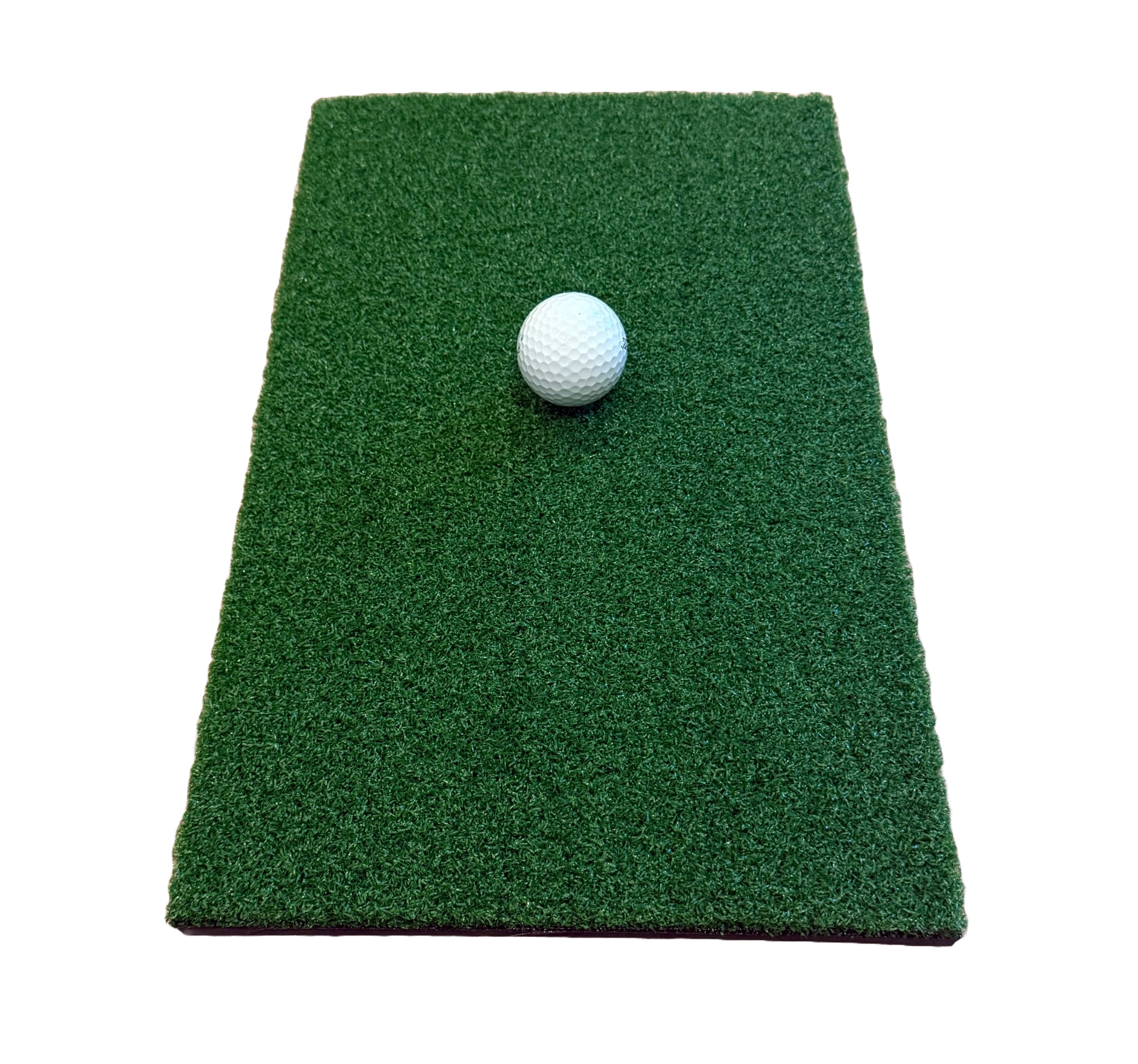 Golf Chipping Mat (16in x 10in) - Portable Practice Hitting Mat for Home with Real Turf