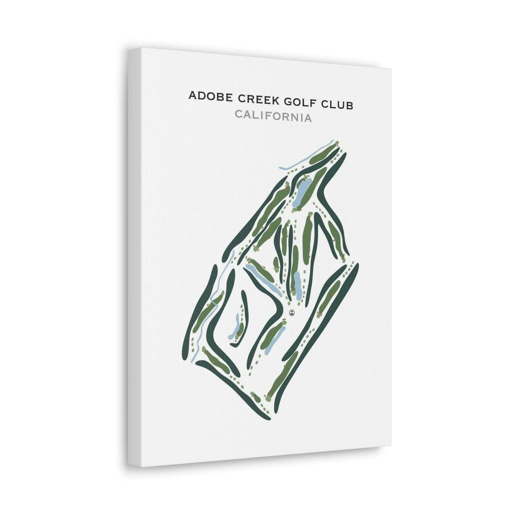 Adobe Creek Golf Club, California - Printed Golf Courses