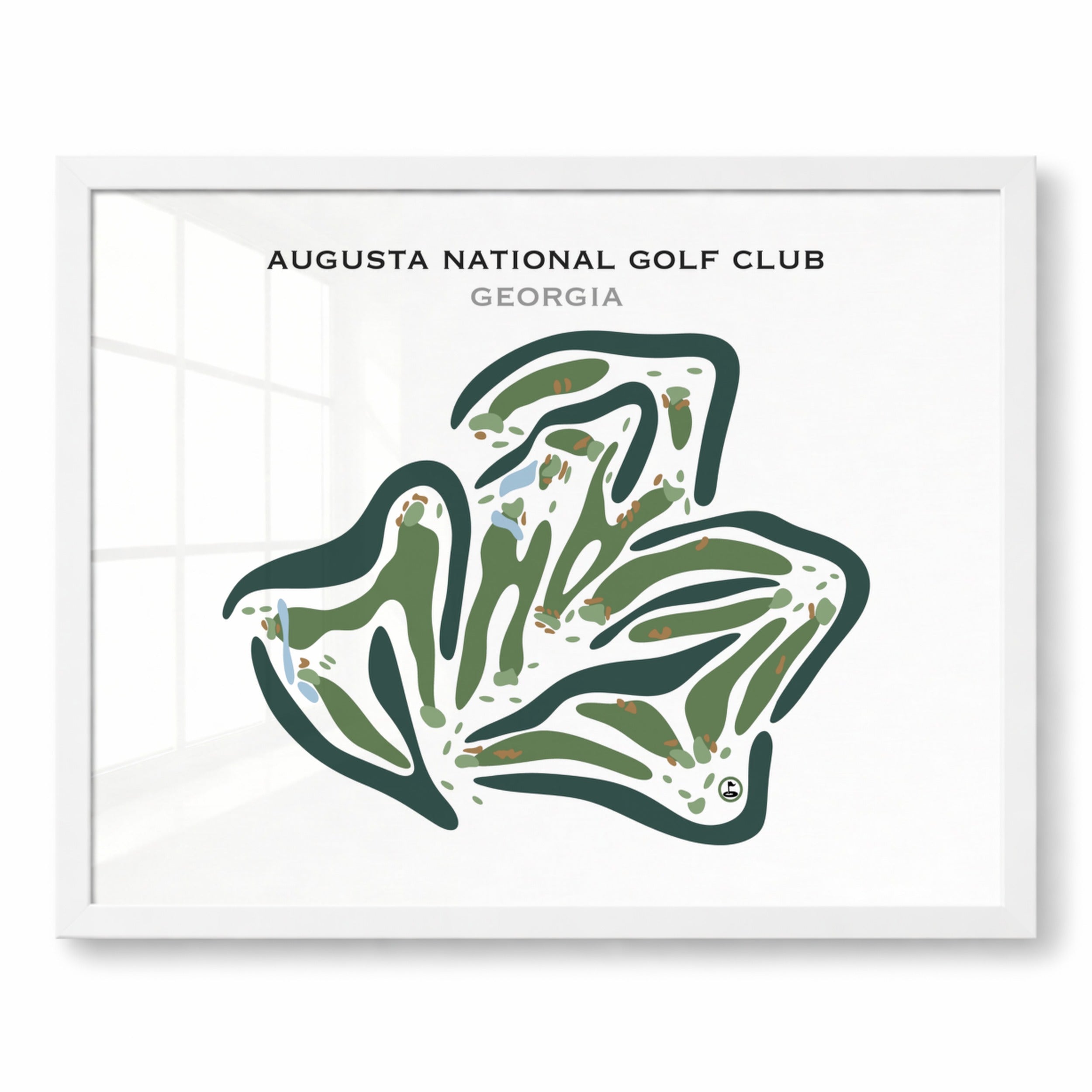 Augusta National Golf Club, Georgia - Printed Golf Courses