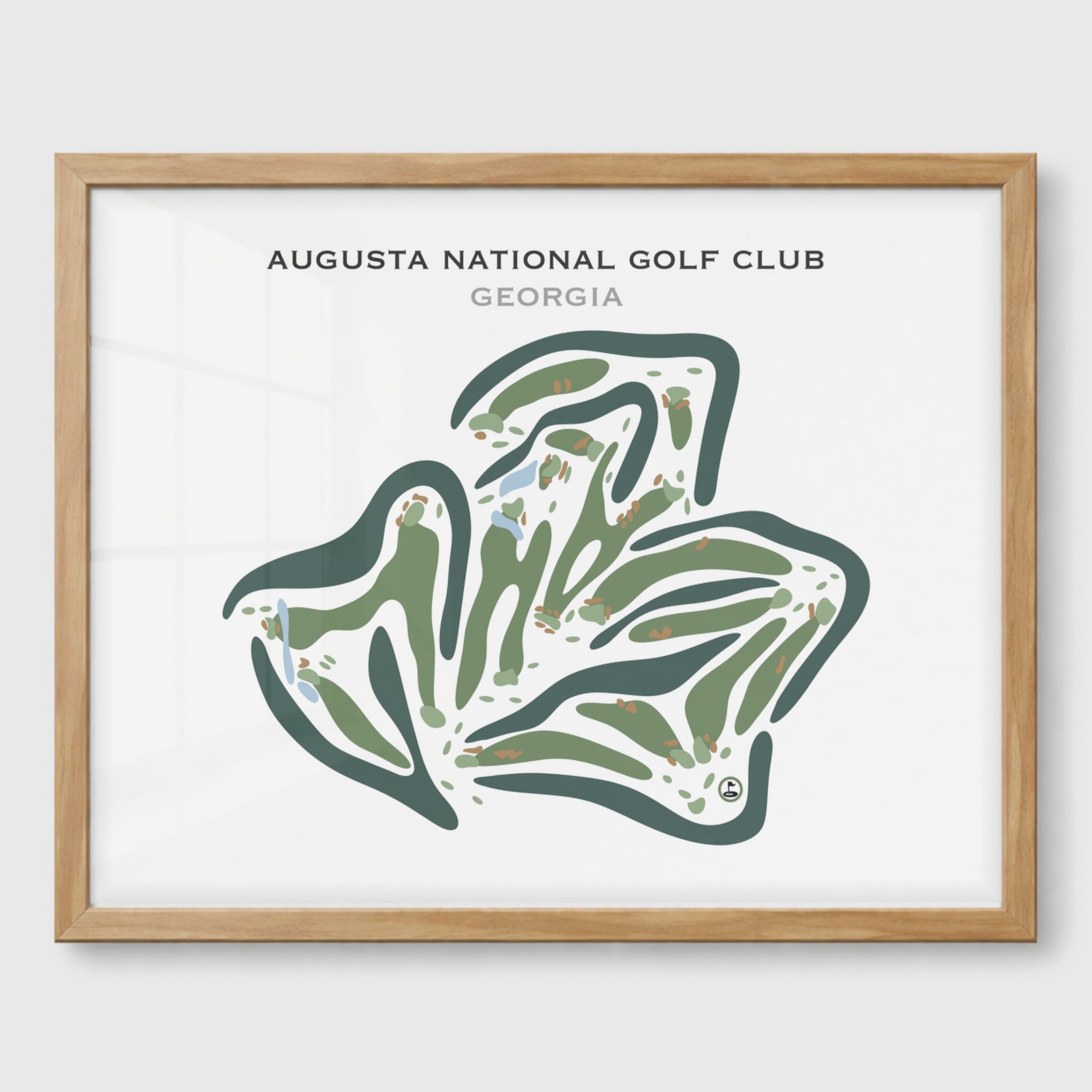 Augusta National Golf Club, Georgia - Printed Golf Courses