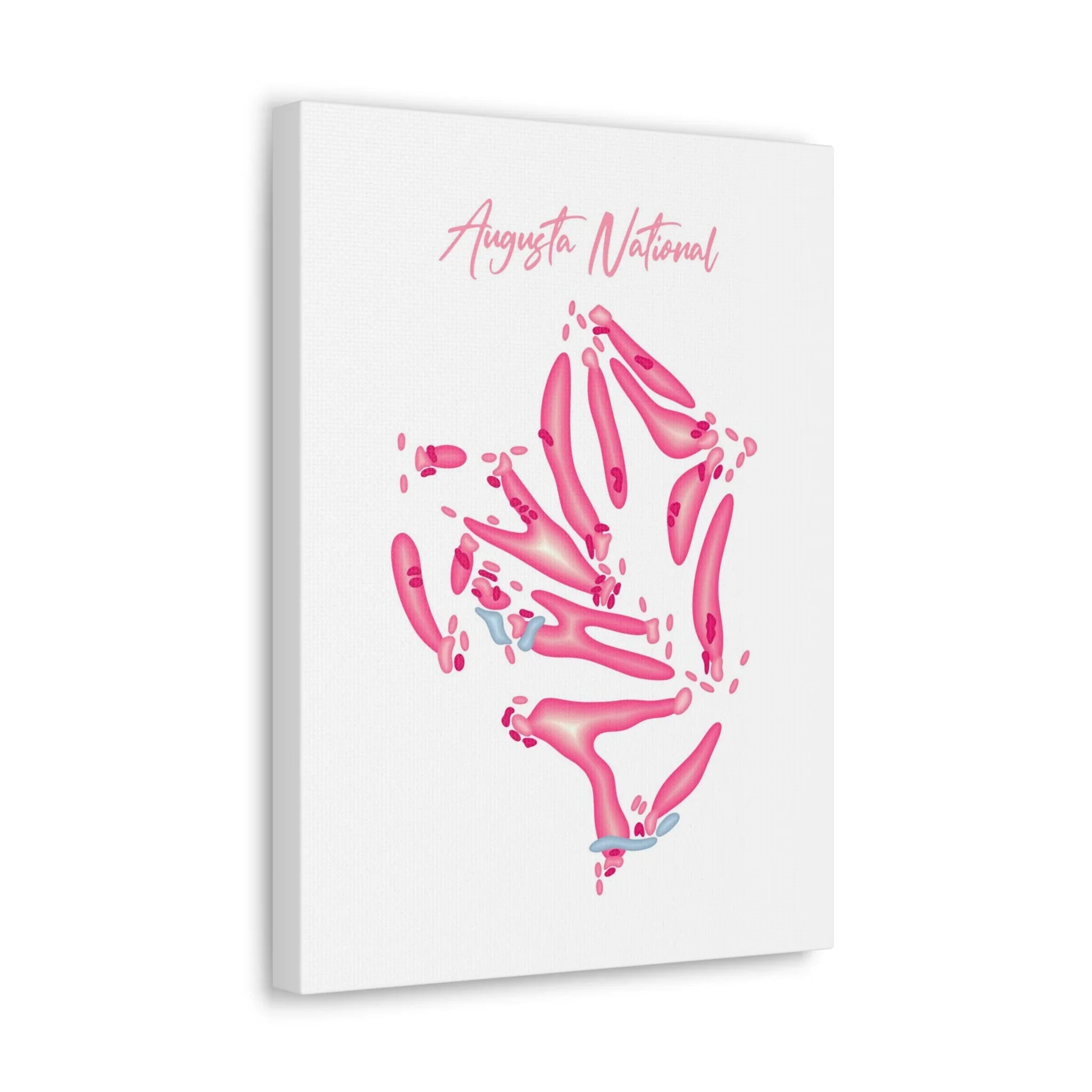 Augusta National Golf Club, Georgia | Breast Cancer Edition - Printed Golf Course