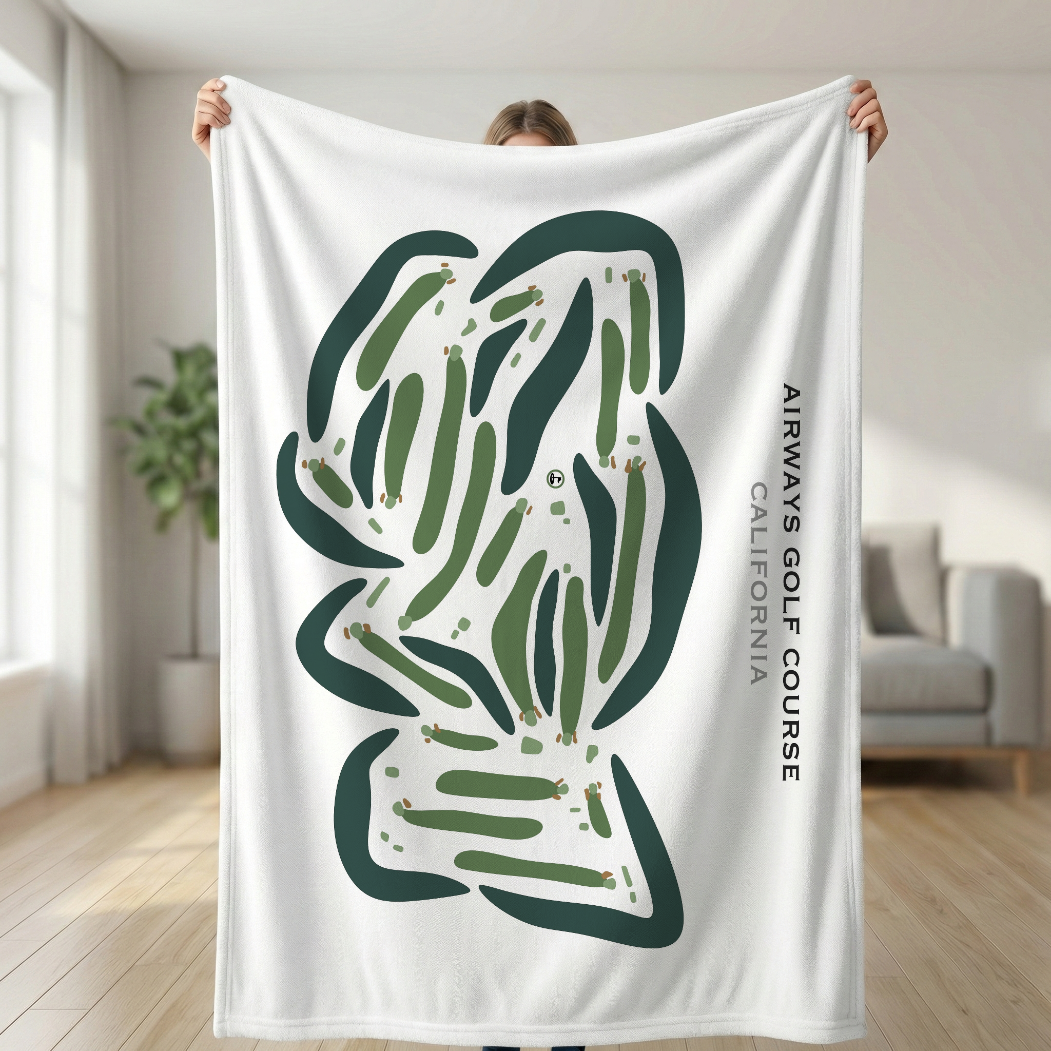 Airways Golf Course, California - Printed Golf Courses