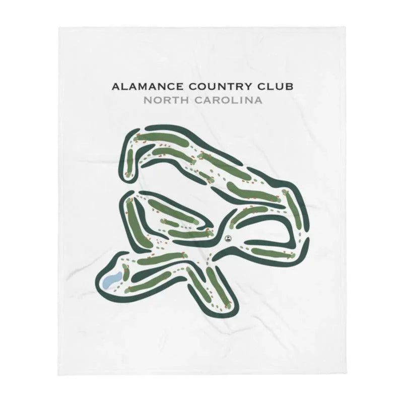 Alamance Country Club, North Carolina - Printed Golf Courses