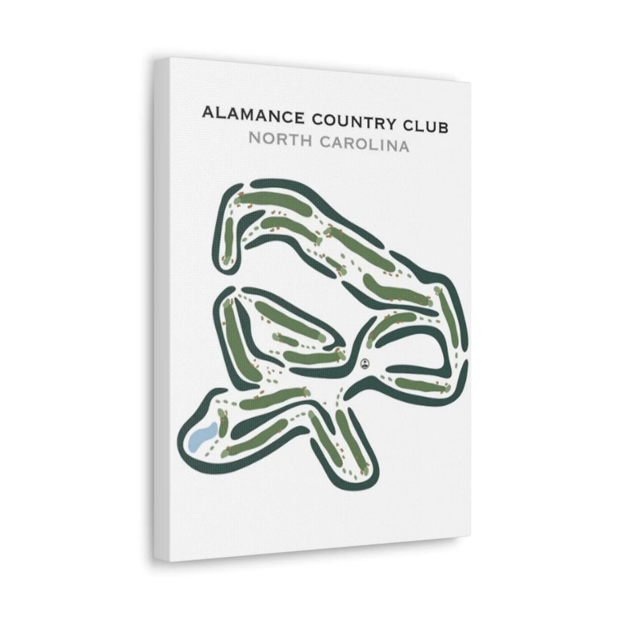 Alamance Country Club, North Carolina - Printed Golf Courses