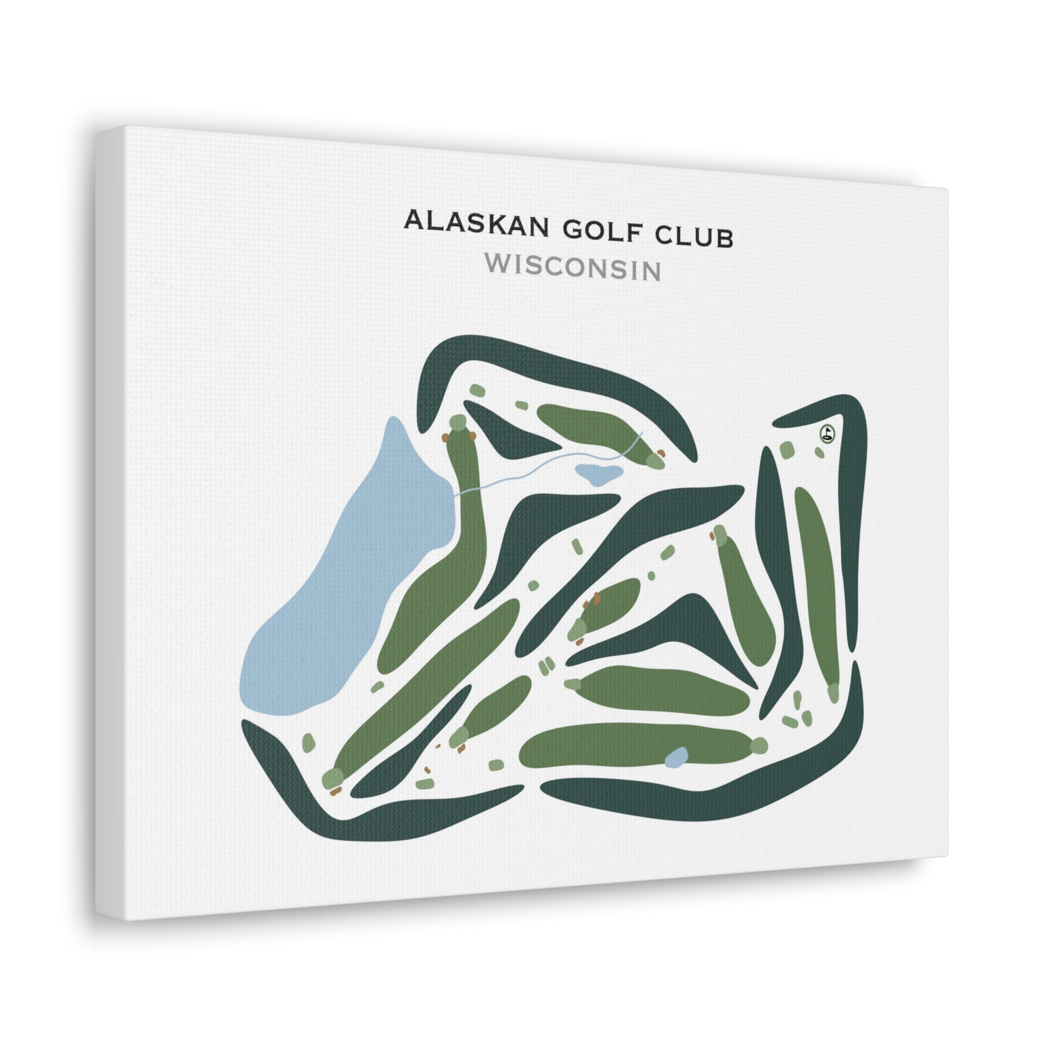 Alaskan Golf Club, Wisconsin - Printed Golf Courses