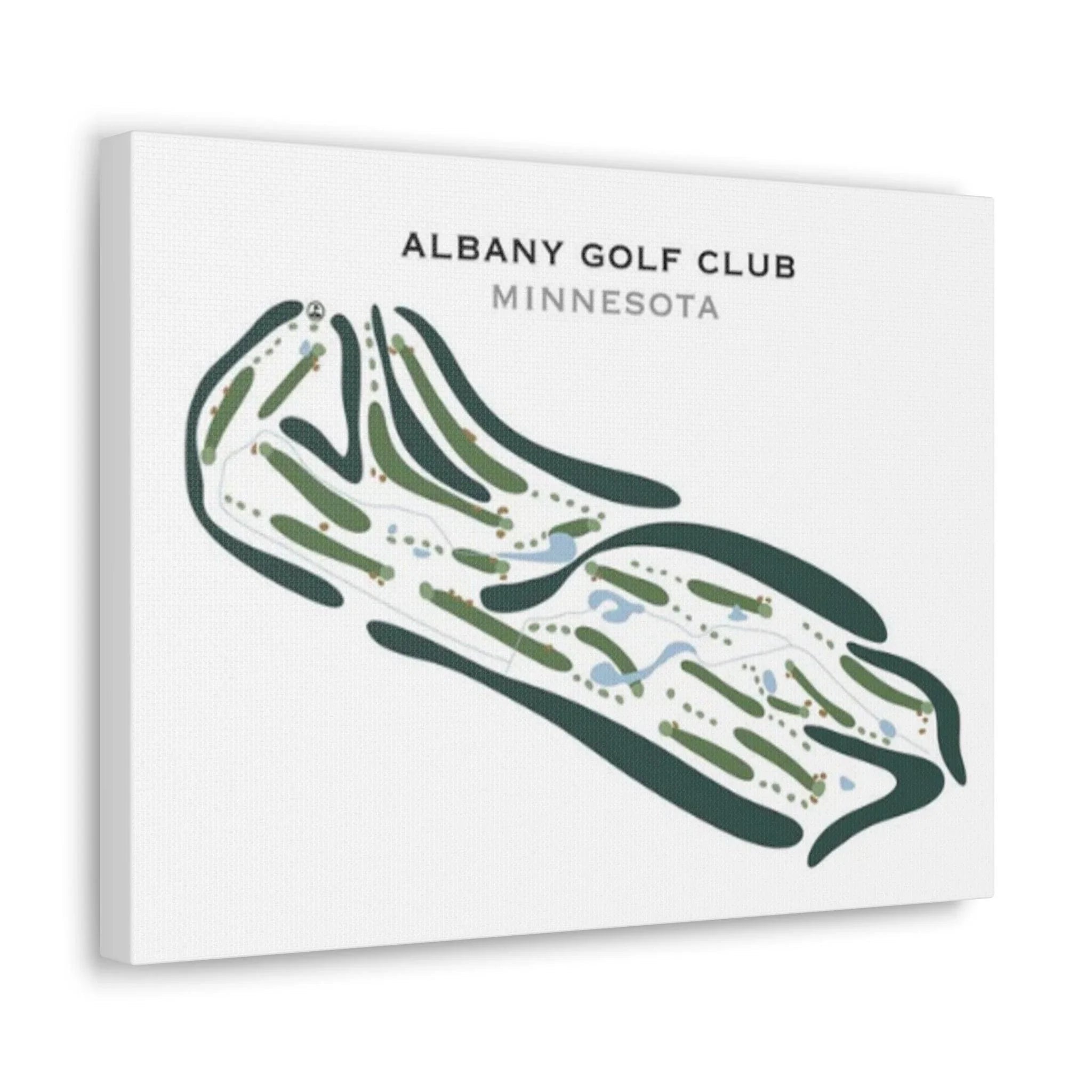 Albany Golf Club, Minnesota - Printed Golf Courses