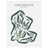 Albany Golf Club, Indiana - Printed Golf Courses