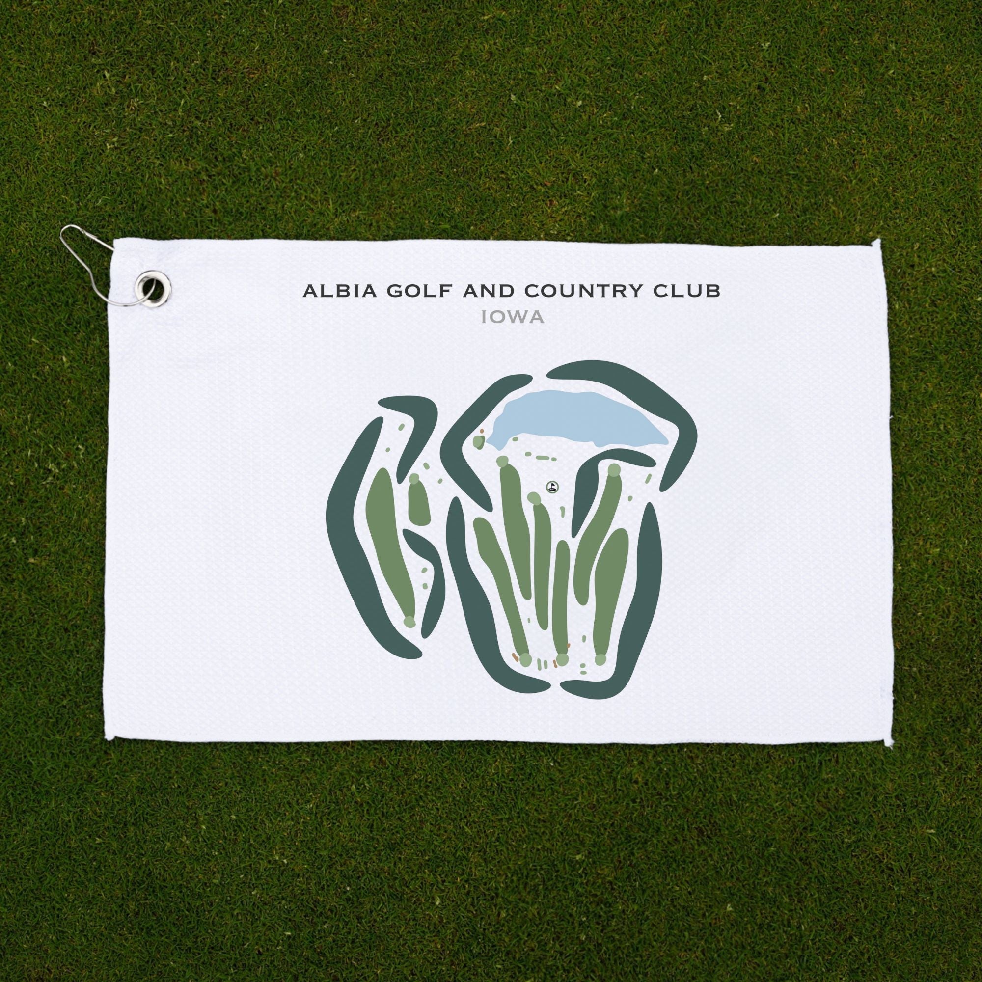 Albia Golf & Country Club, Iowa - Printed Golf Courses