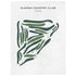 Algona Country Club, Iowa - Printed Golf Course