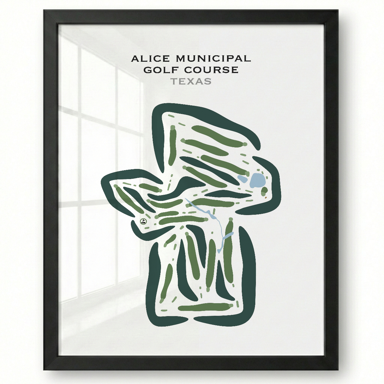 Alice Municipal Golf Course, Texas - Printed Golf Courses