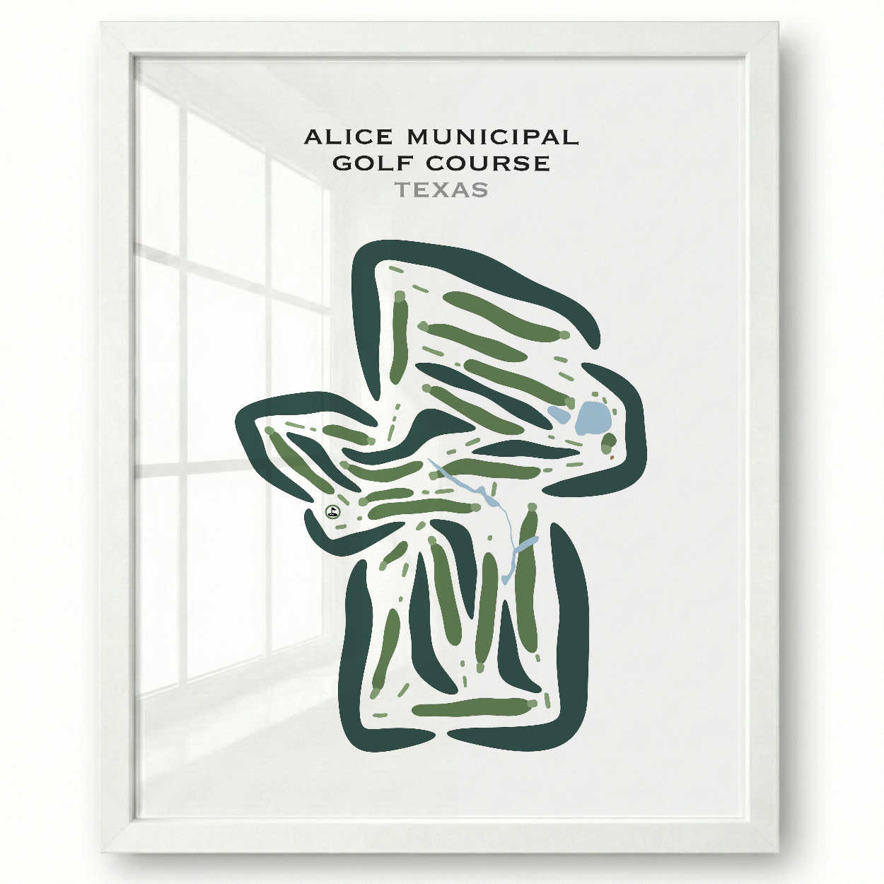Alice Municipal Golf Course, Texas - Printed Golf Courses