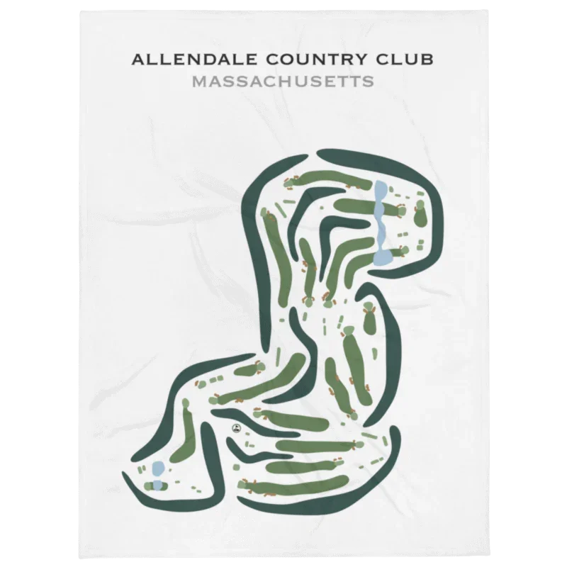 Allendale Country Club, Massachusetts - Printed Golf Courses