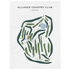 Alliance Country Club, Ohio - Printed Golf Courses