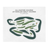 Alligator Course at Sanlan Golf Course, Florida - Printed Golf Courses