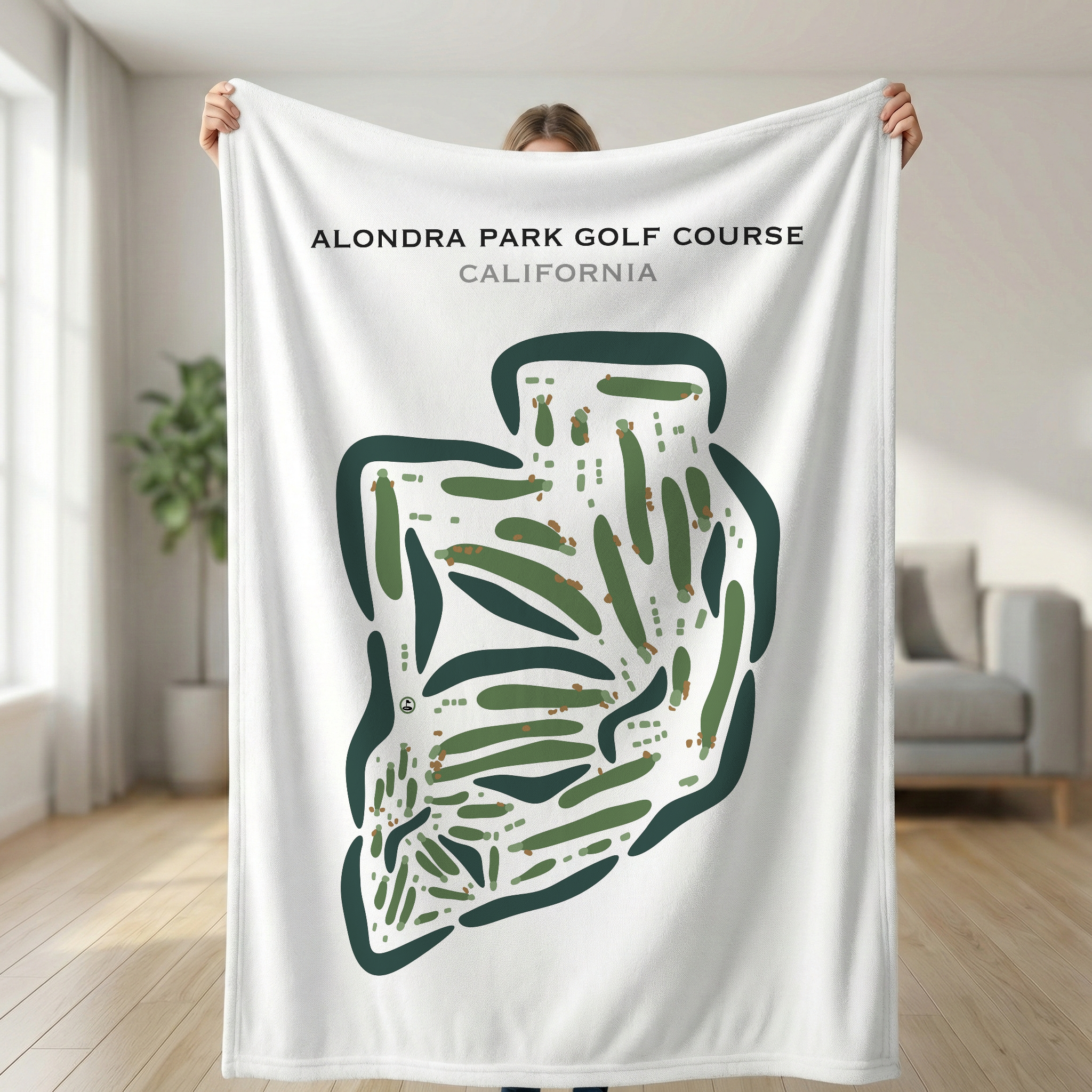 Alondra Park Golf Course, California - Printed Golf Courses