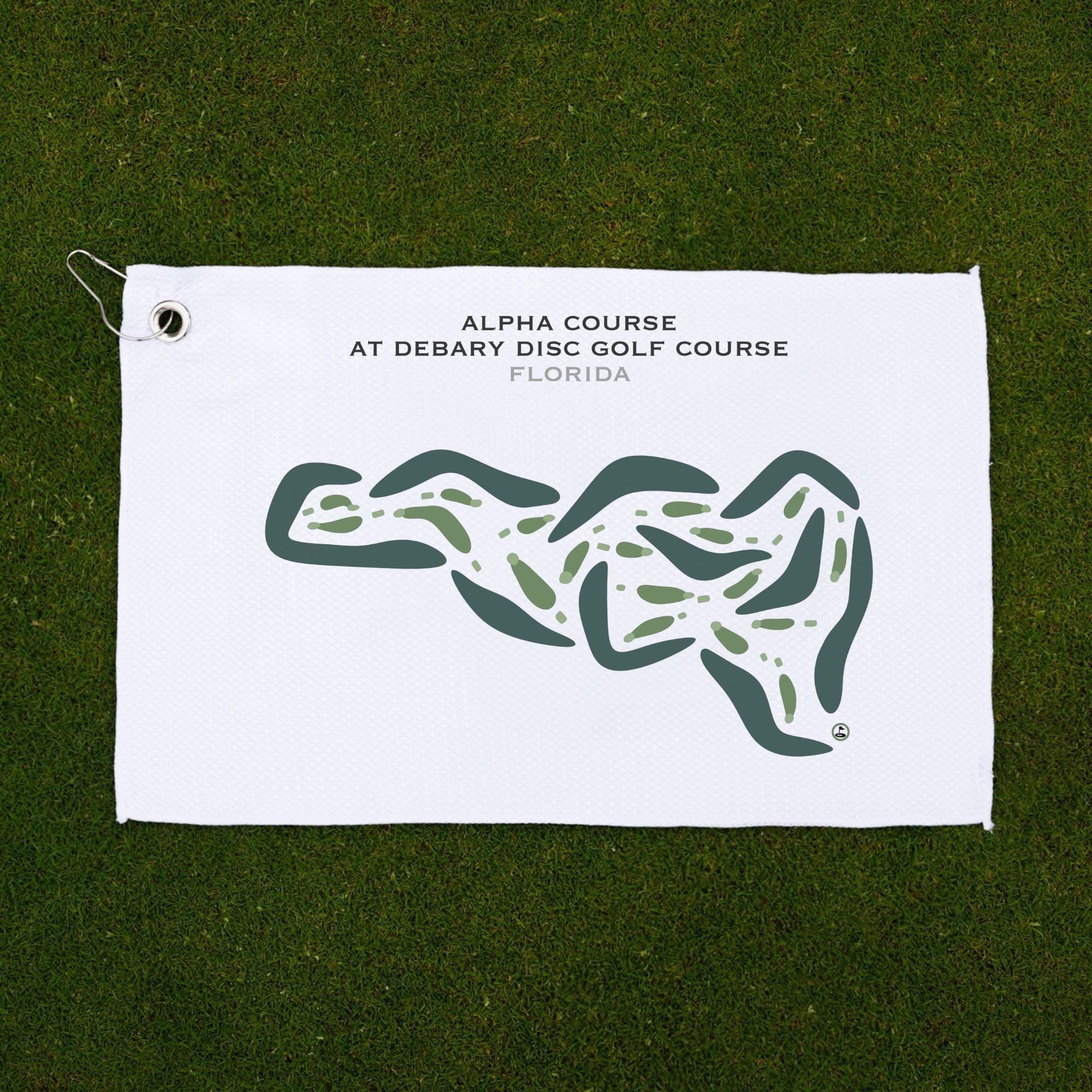 Alpha Course at Debary Disc Golf Course, Florida - Printed Golf Courses