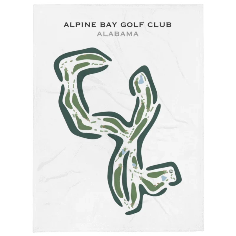 Alpine Bay Golf Club, Alabama - Printed Golf Course