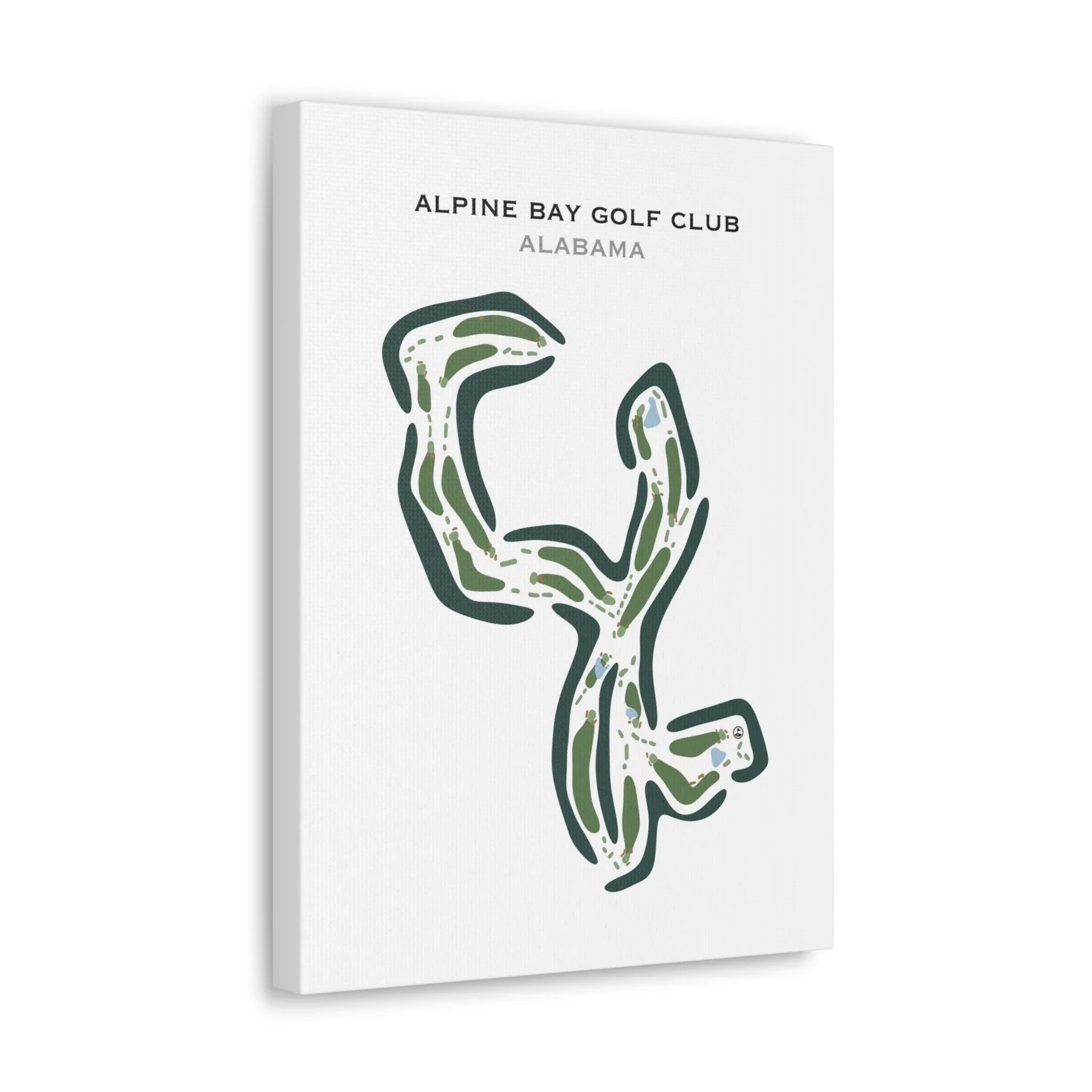 Alpine Bay Golf Club, Alabama - Printed Golf Course