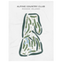 Alpine Country Club, Rhode Island - Printed Golf Courses