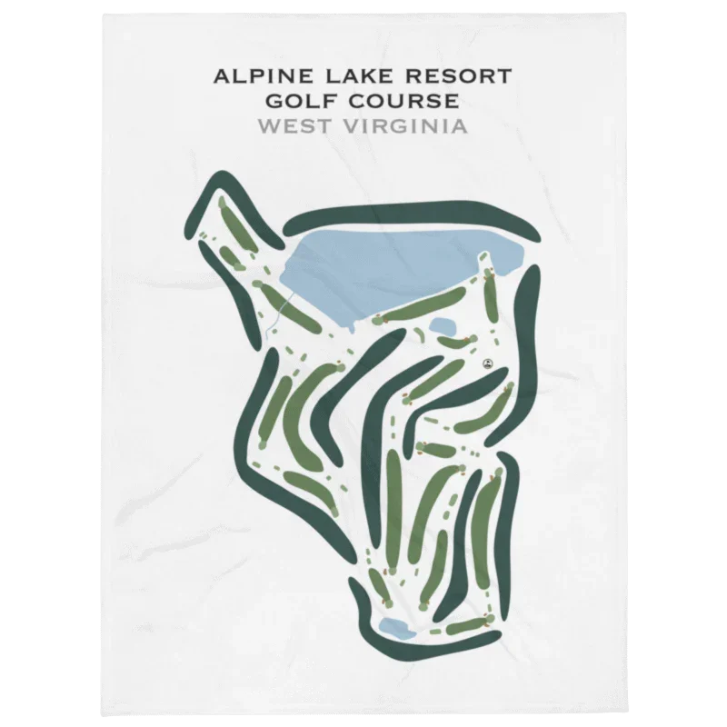 Alpine Lake Resort Golf Course, West Virginia - Printed Golf Courses