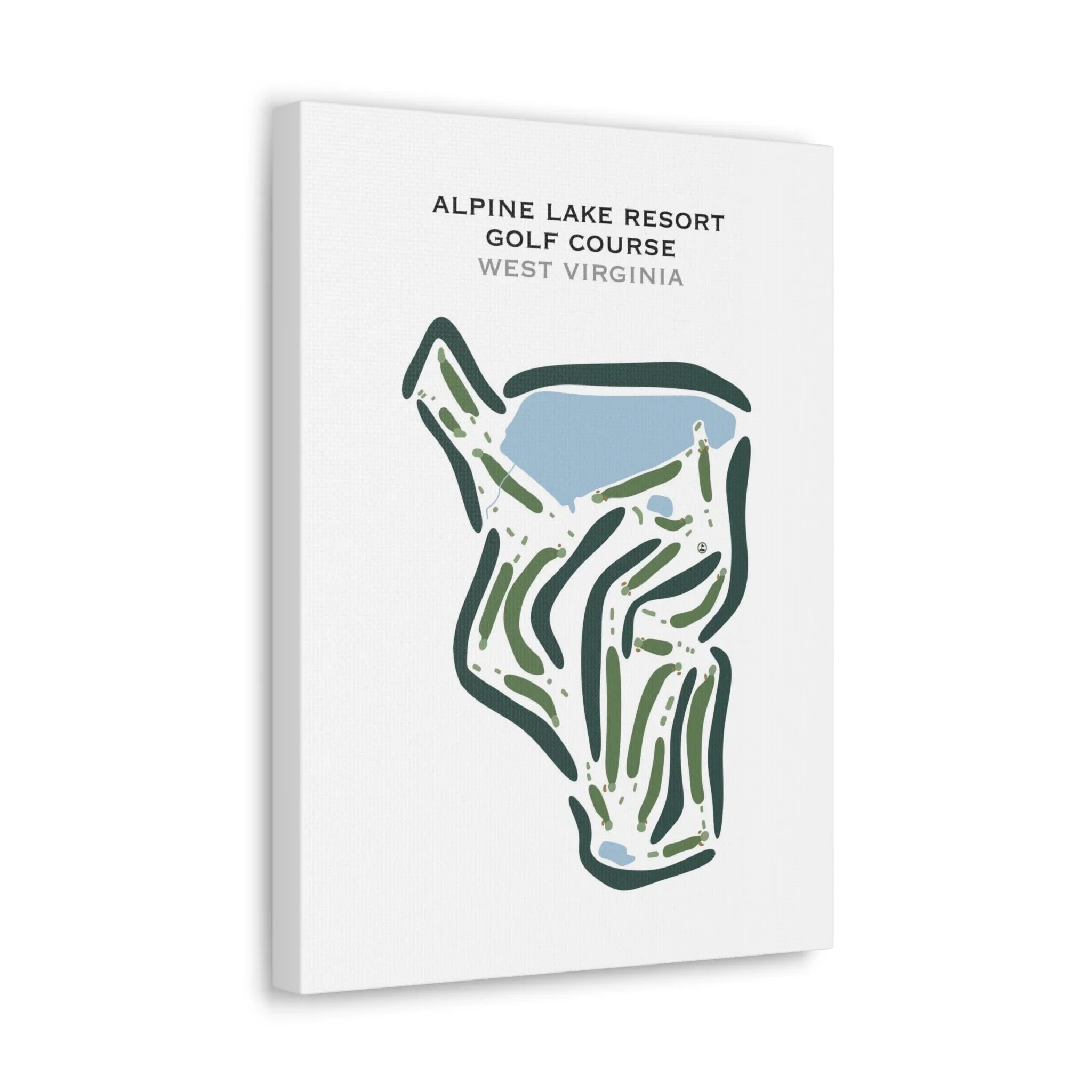 Alpine Lake Resort Golf Course, West Virginia - Printed Golf Courses