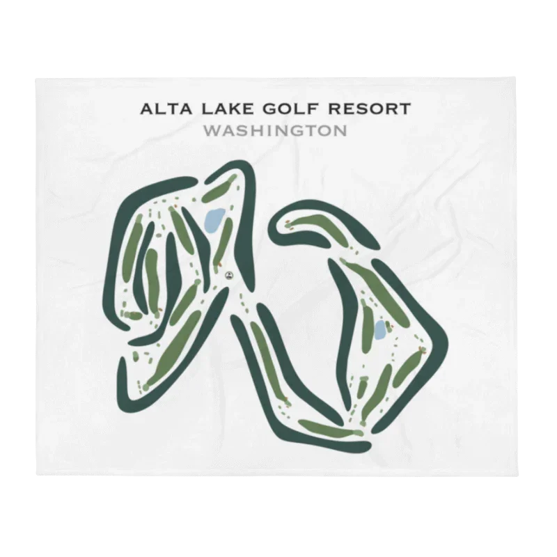 Alta Lake Golf Resort, Washington - Printed Golf Courses