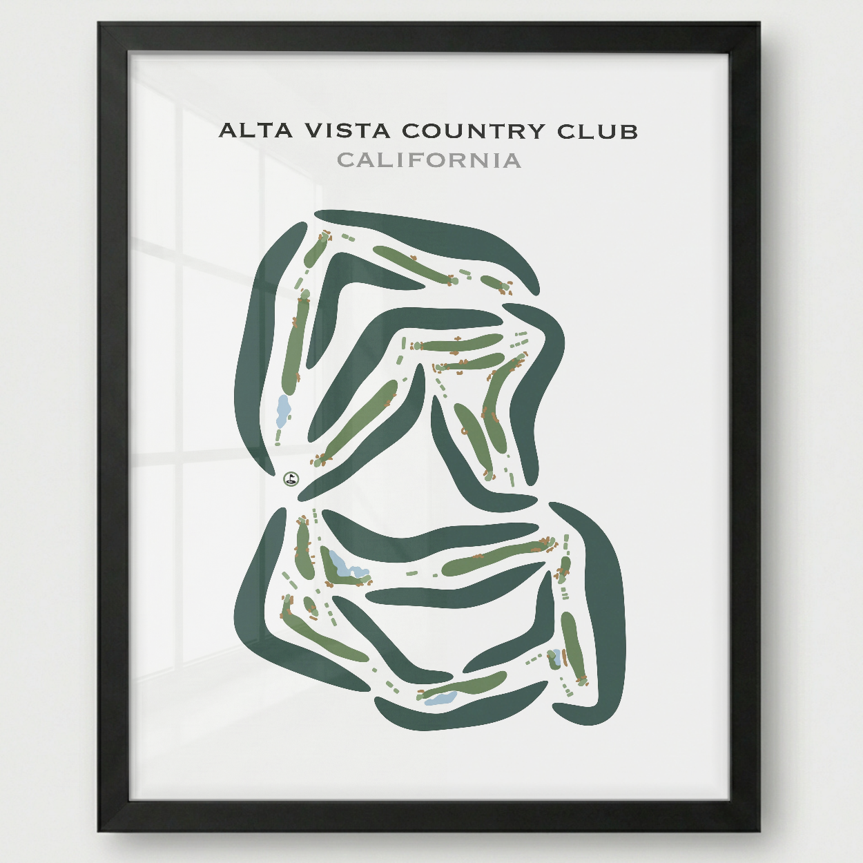 Alta Vista Country Club, California - Printed Golf Courses