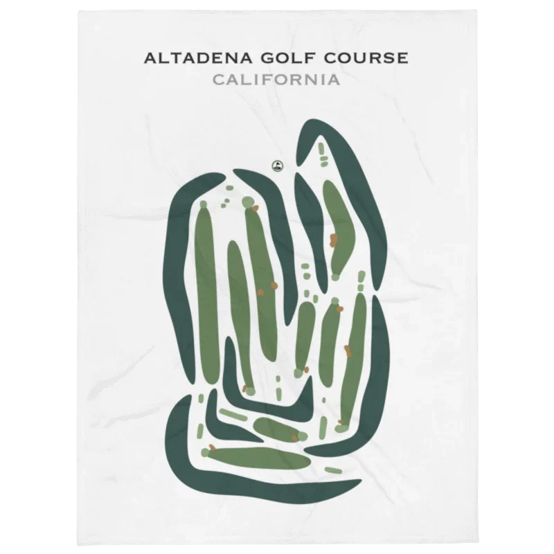 Altadena Golf Course, California - Printed Golf Courses