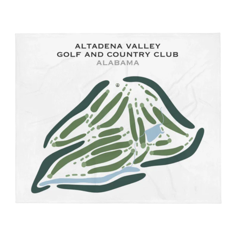 Altadena Valley Golf & Country Club, Alabama - Printed Golf Course