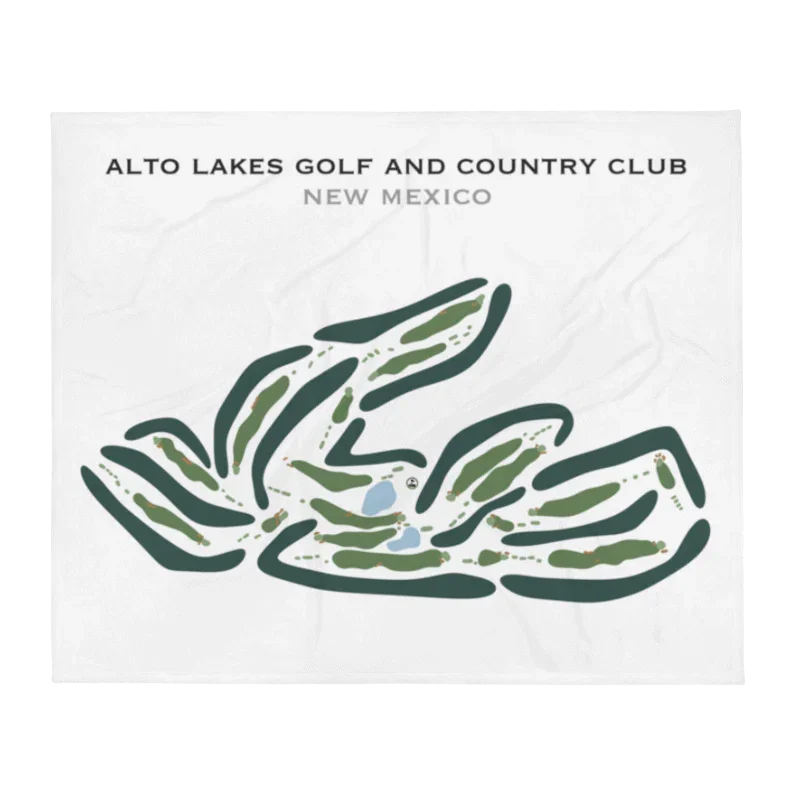 Alto Lakes Golf & Country Club, New Mexico - Printed Golf Courses