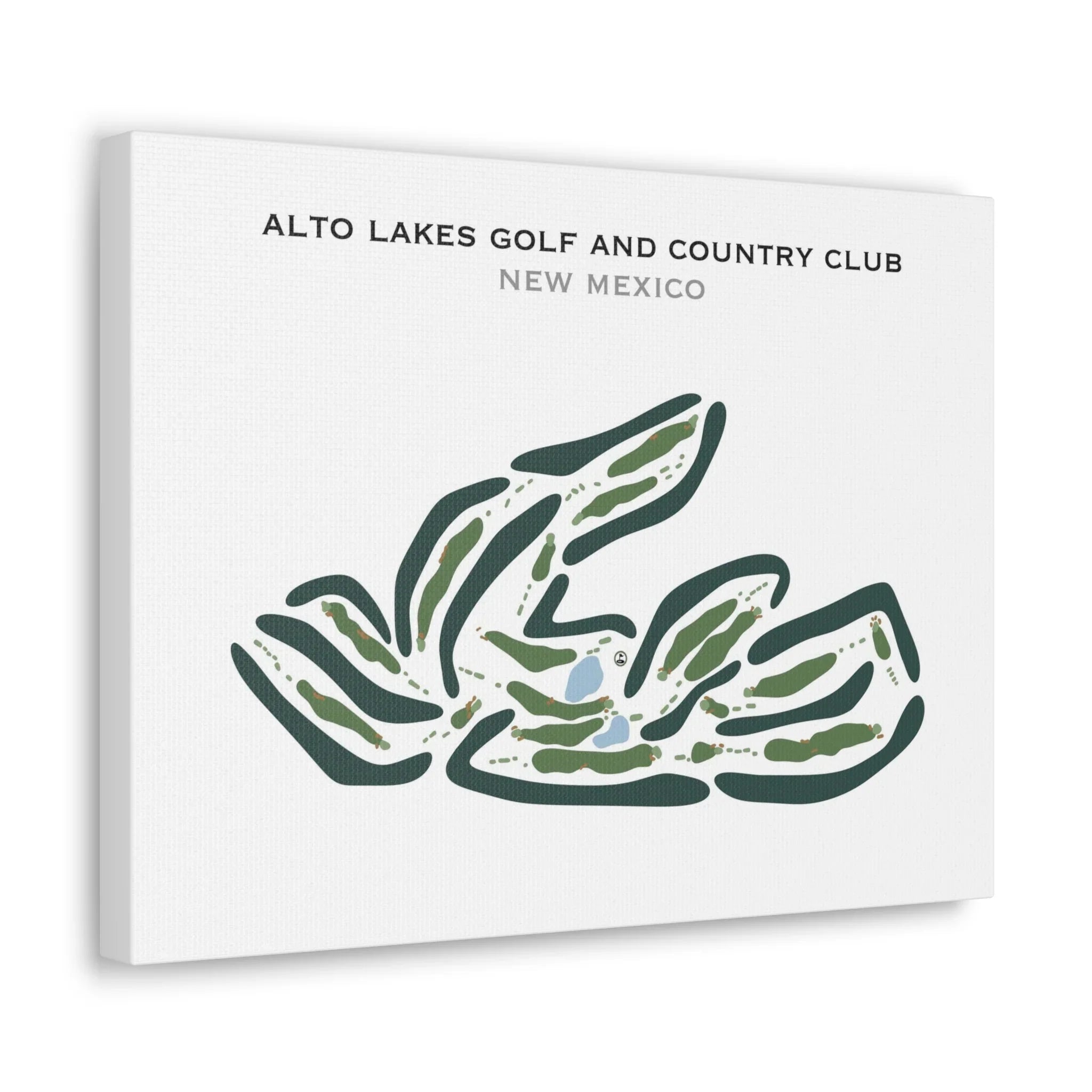 Alto Lakes Golf & Country Club, New Mexico - Printed Golf Courses