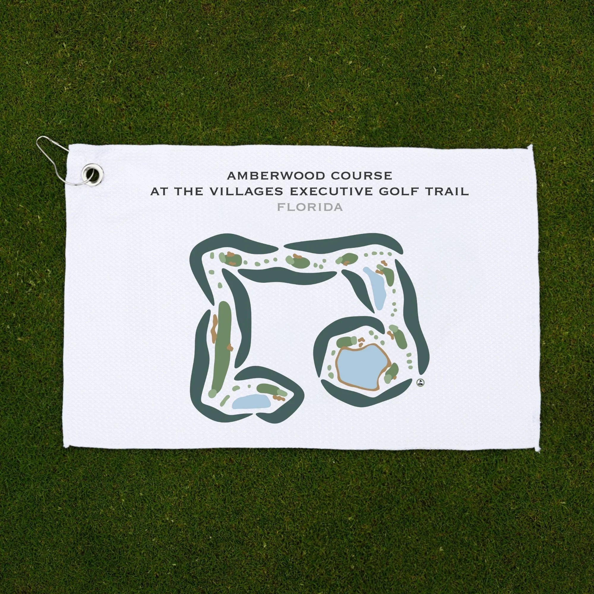 Amberwood Course at the Villages Executive Golf Trail, Florida - Printed Golf Courses
