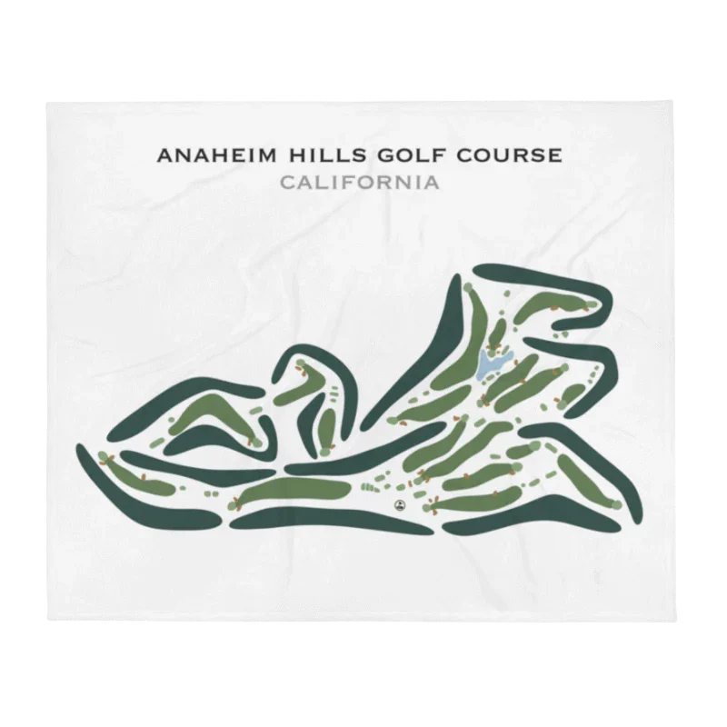 Anaheim Hills Golf Course, California - Printed Golf Courses