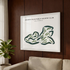 Anaheim Hills Public Country Club, California - Printed Golf Courses
