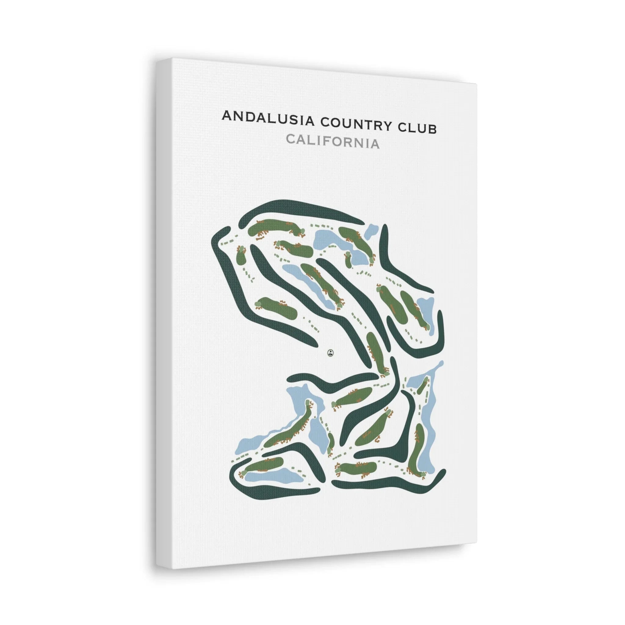 Andalusia Country Club, California - Printed Golf Courses