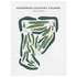 Anderson Country Club - Golf Course, Indiana - Printed Golf Courses
