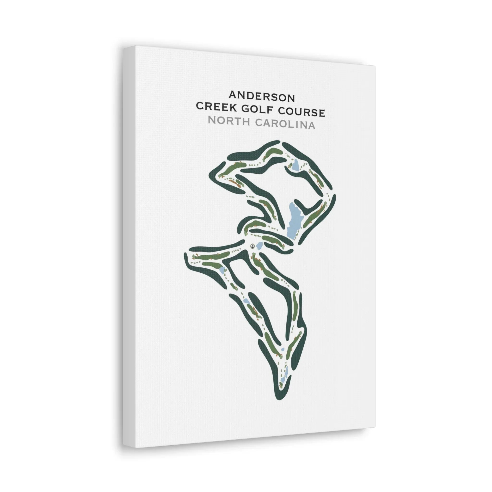 Anderson Creek Golf Course, North Carolina - Printed Golf Course
